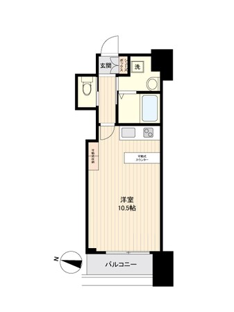 大町西公園駅 徒歩7分 13階の物件間取画像